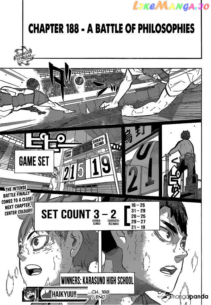 Haikyuu!!, Chapter 188 image 18